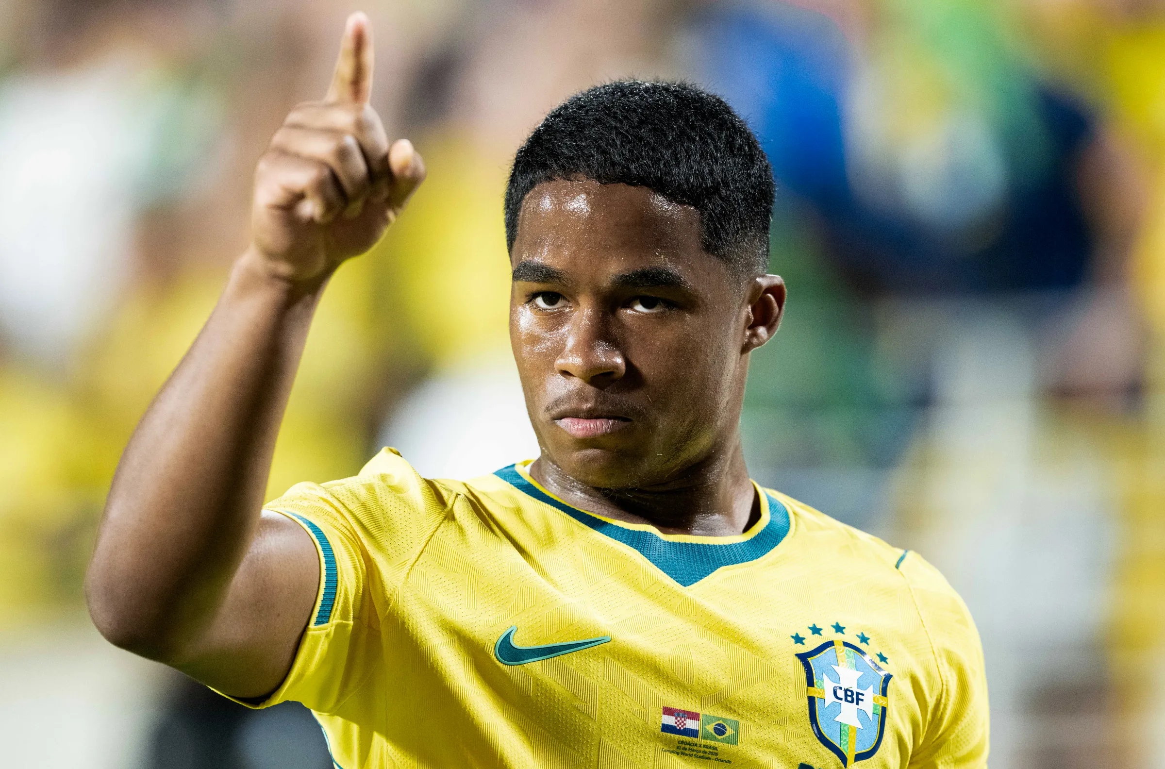Endrick for Brazil at the World Cup