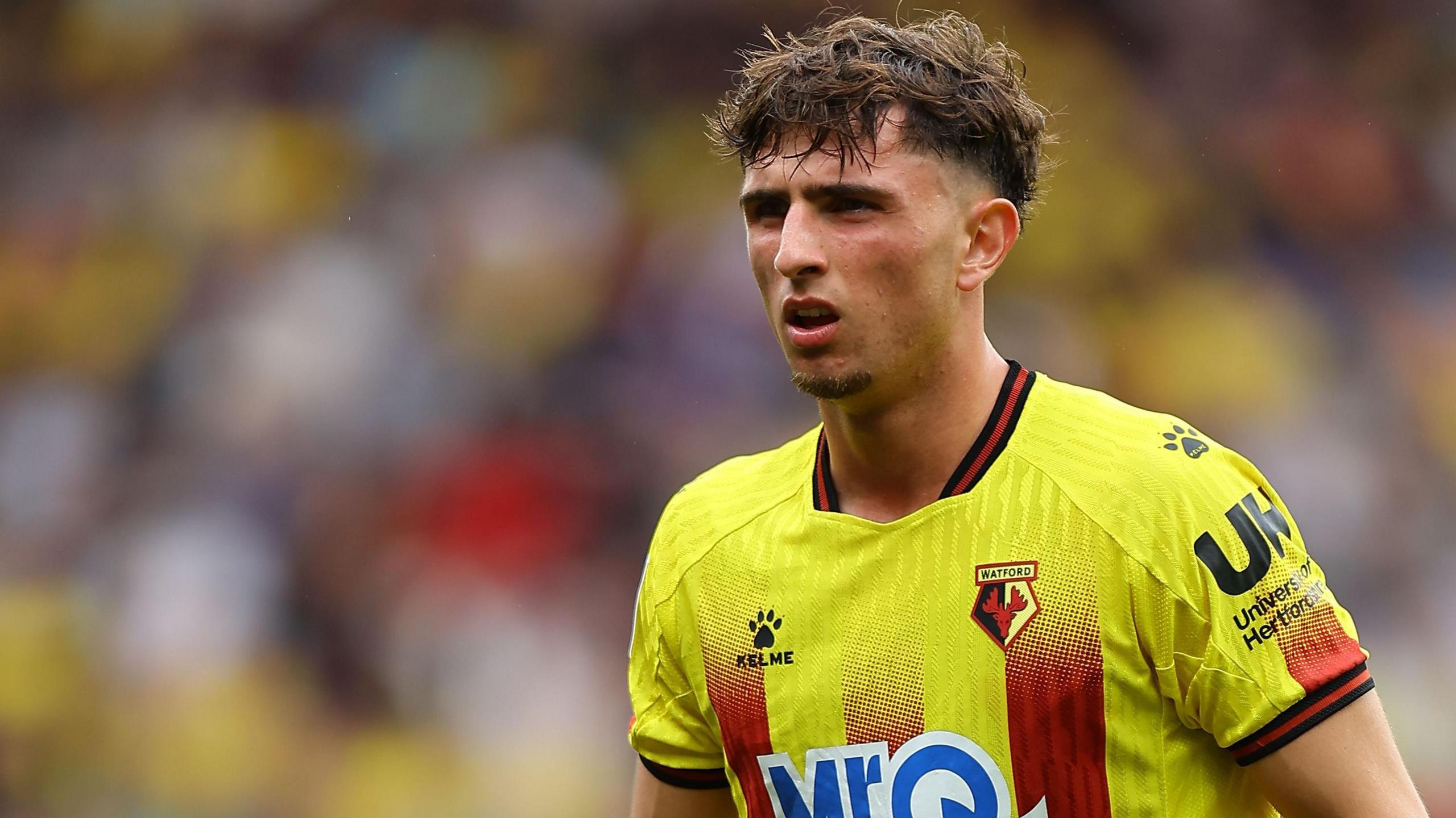 Watford winger Rocco Vata, who is attracting interest from Roma and Bologna