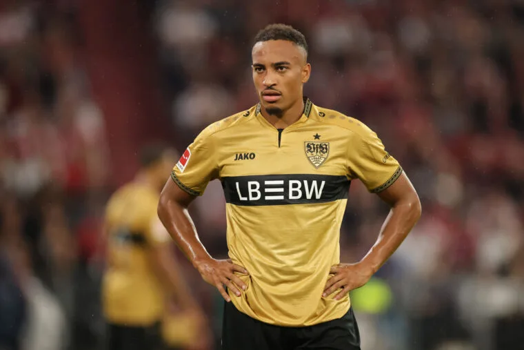 Stuttgart winger Jamie Leweling, whose proposed transfer to Roma has encountered obstacles