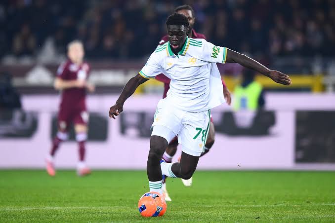 Roma forward Robinio Vaz, who is considering interest from Hull City and other European clubs