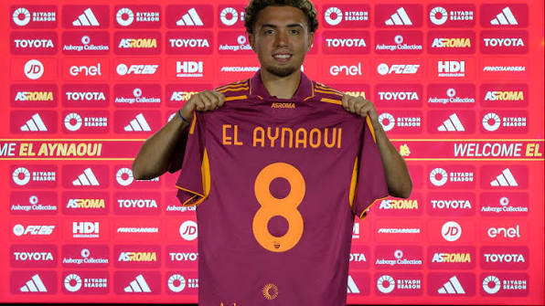 Roma midfielder Neil El Aynaoui, who is closing in on a loan move to RB Leipzig
