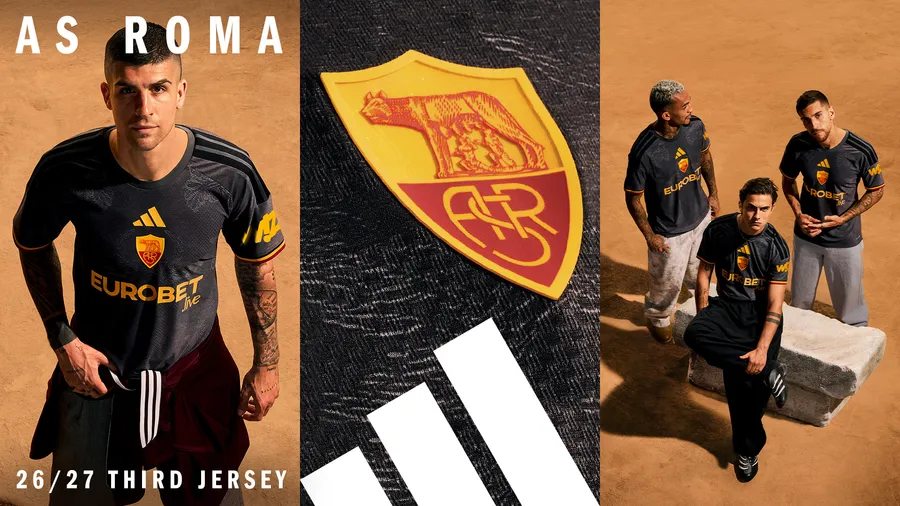 Roma and Adidas Unveil 2026/27 Third Kit Inspired by Fides