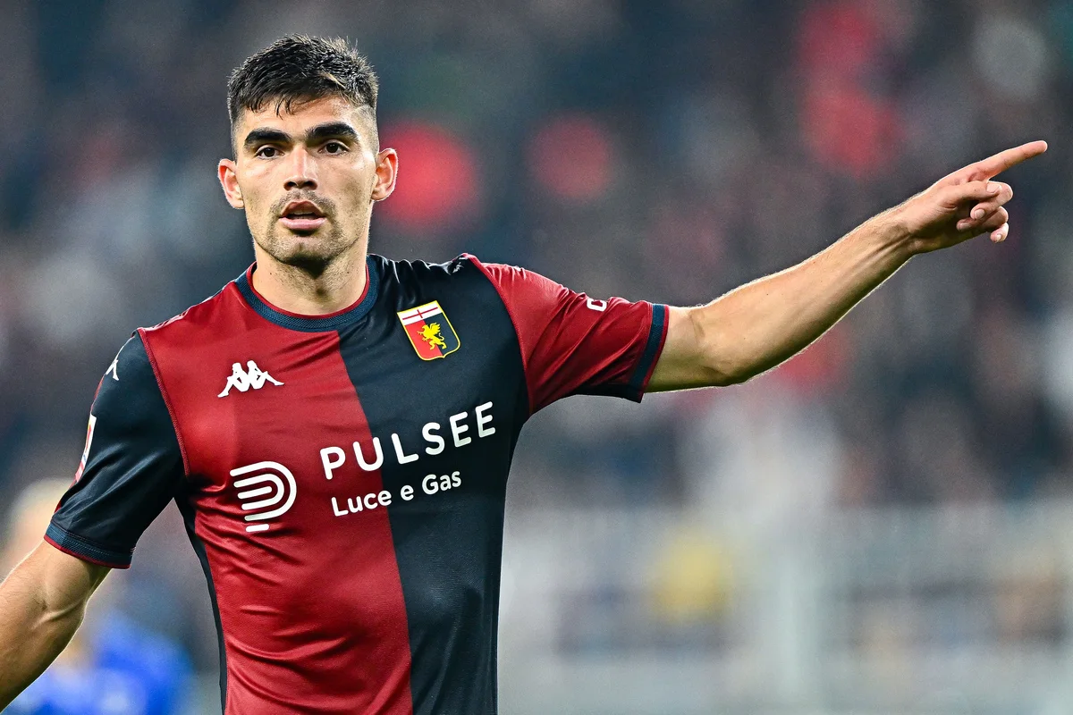 For this article: Featured image: Use a clear action photo of Johan Vásquez playing for Genoa. A defensive duel or close-up in the Genoa shirt would work best. Avoid using Massara or D’Amico alone because Vásquez is the article’s primary subject. Image filename: johan-vasquez-genoa-roma-transfer.jpg Alt text: Johan Vásquez playing for Genoa amid reports of Roma transfer interest