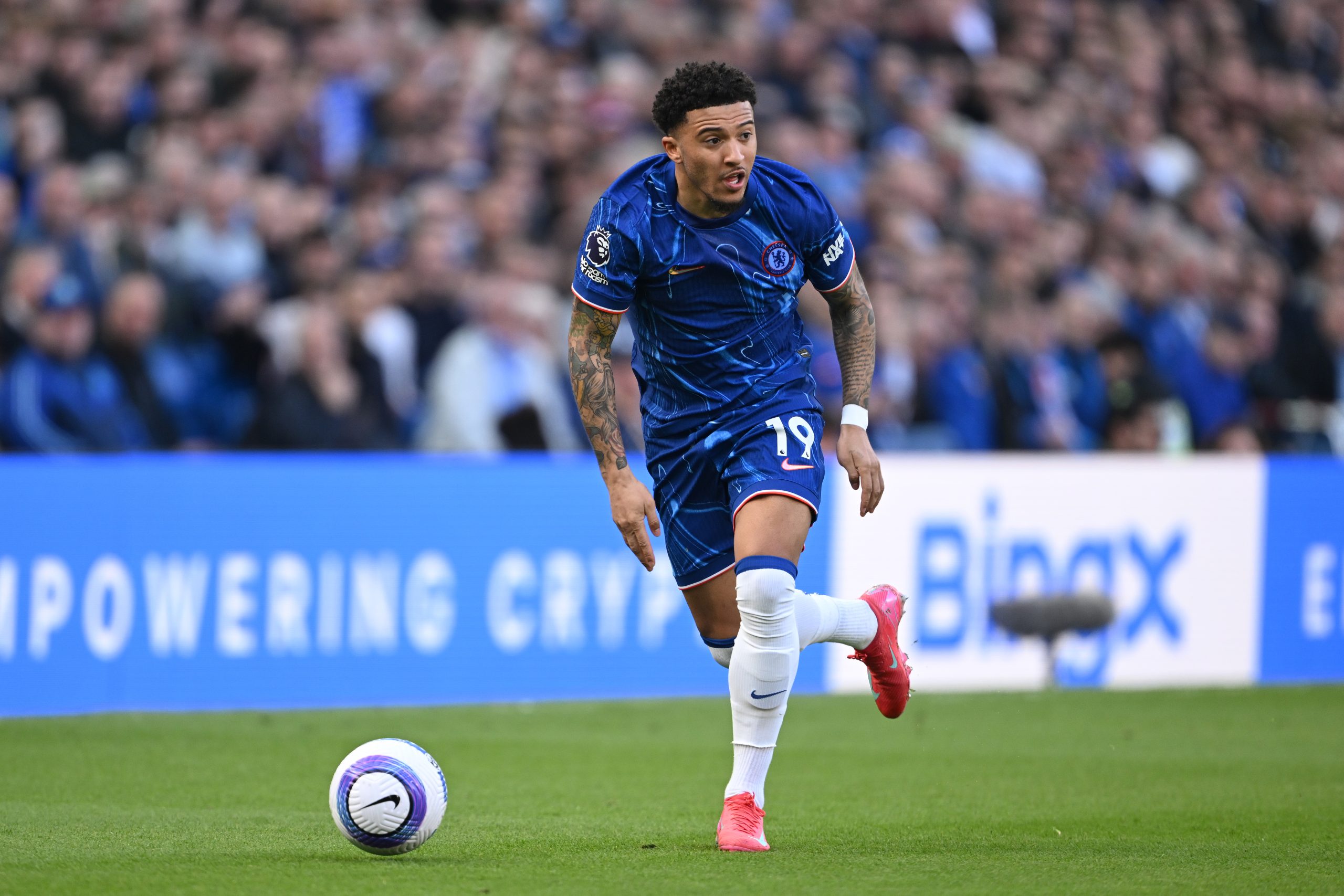 Free-agent winger Jadon Sancho linked with a possible move to Roma