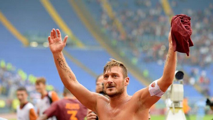 Francesco Totti speaking about Roma’s start to the Serie A season