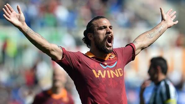 Former Roma forward Daniel Osvaldo during his playing career
