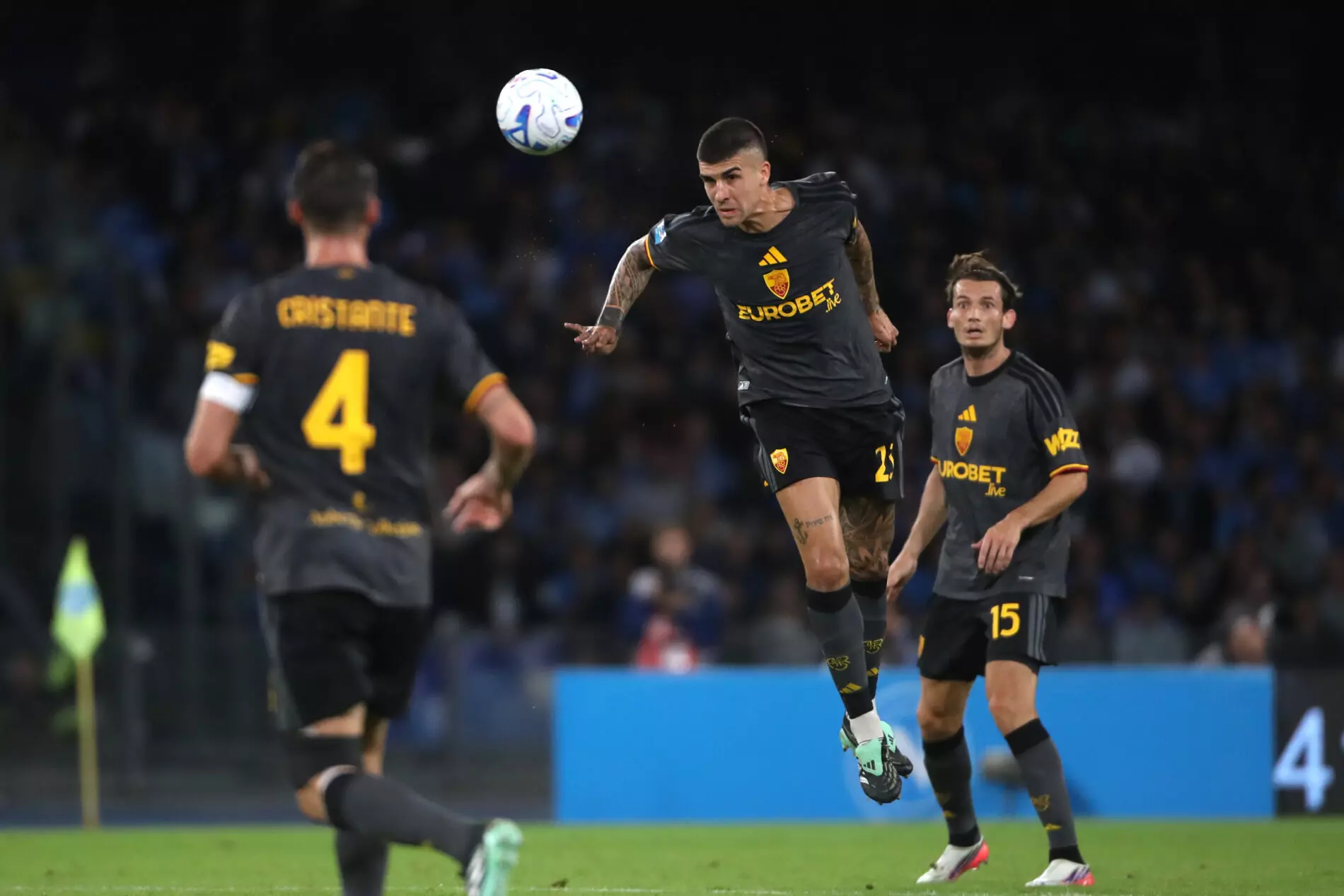 Gianluca Mancini during Napoli against Roma
