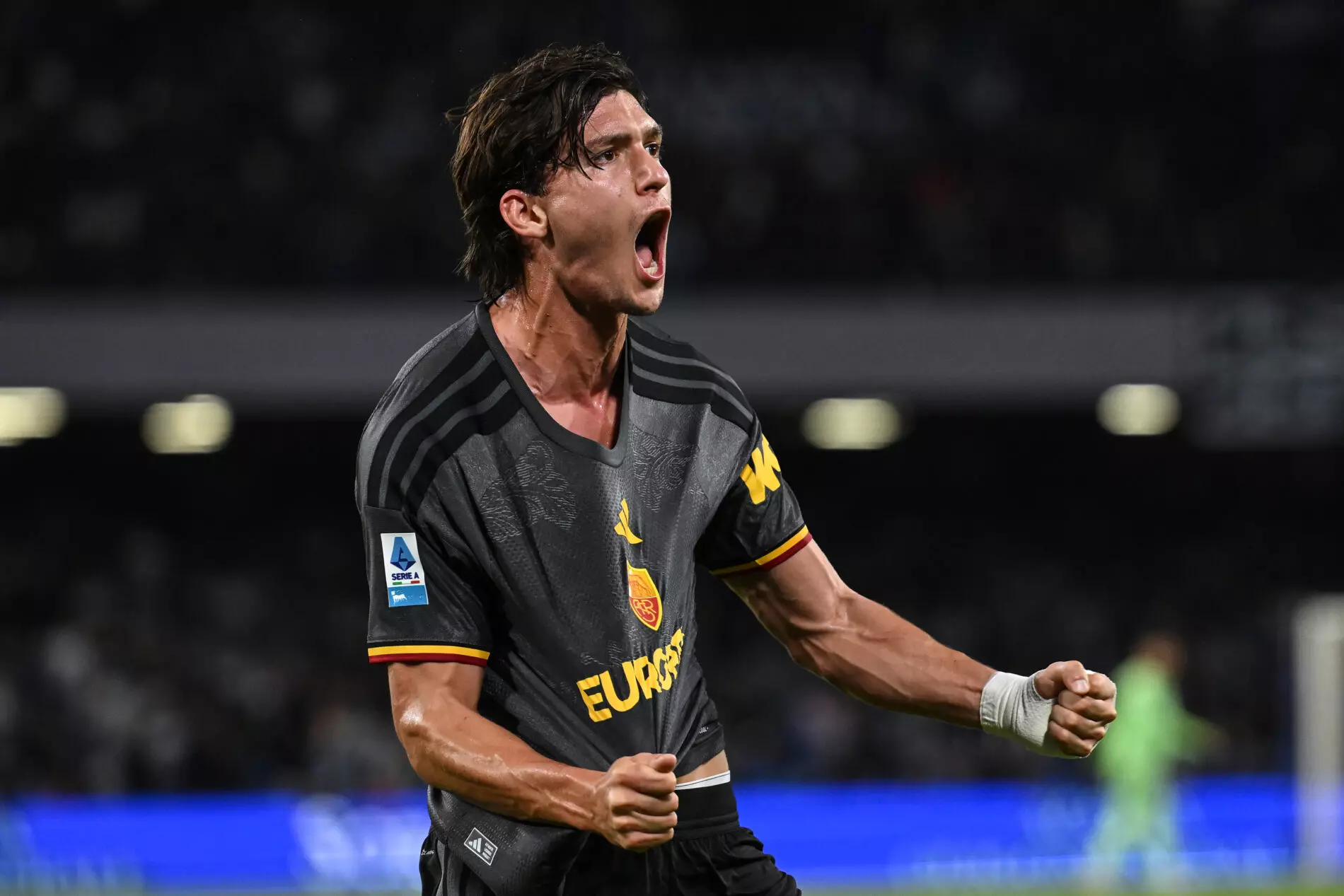 Leonardo Balerdi during Napoli against Roma