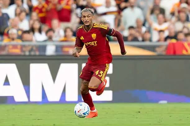 Wesley in action for Roma